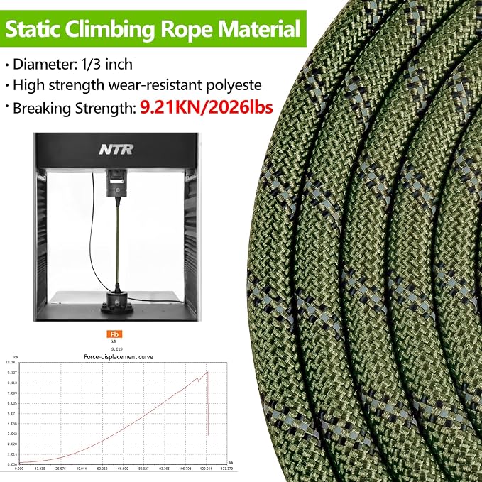 NTR 6FT Heavy Duty Olive Rope Dog Leash with Swivel Lockable Hook and Comfortable Padded Handle for Small to Large Dogs - Training, Playing, Camping, or Backyard - Image 3