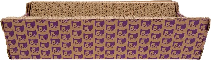 SmartyKat Super Scratcher Chaise Corrugated Cat Scratcher, Catnip Infusion Technology - Brown, One Size - Image 8