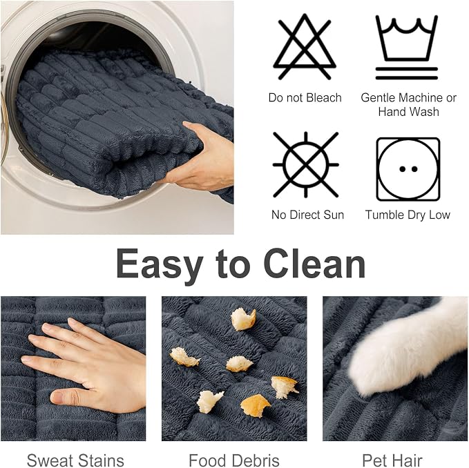 hyha Couch Cover for Dogs, Washable Non Slip Plush Flannel Sofa Protector | Thick Flannel, Anti-Slip Backing, Pet Hair & Scratch Protection, Fits Sofa & Loveseat (35.4" x 88") - Image 7