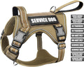 Tactical Dog Harness, No Pull Dog Harness for Medium Large Dogs with Handle & Molle, Military Service Dog Vest Harness in Training Pet Harness for Small Dogs by WINSEE