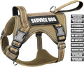 Tactical Dog Harness, No Pull Dog Harness for Medium Large Dogs with Handle & Molle, Military Service Dog Vest Harness in Training Pet Harness for Small Dogs by WINSEE