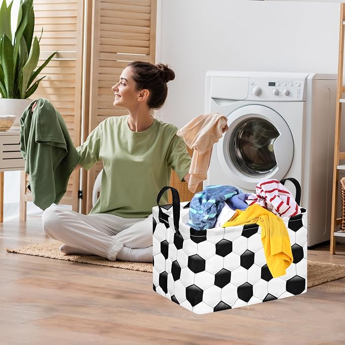 Boys Gifts Storage Basket Foldable Laundry/Toy Organizer Bin Waterproof Towel Basket with Handles, Gift Basket for Bedroom Decor & Home Organization - Image 2
