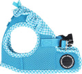 Puppia Vivien Vest Dog Harness Step-in All Season Mesh Cute No Pull No Choke Walking Training for Small Dog, Sky Blue, Large by PUPPIA