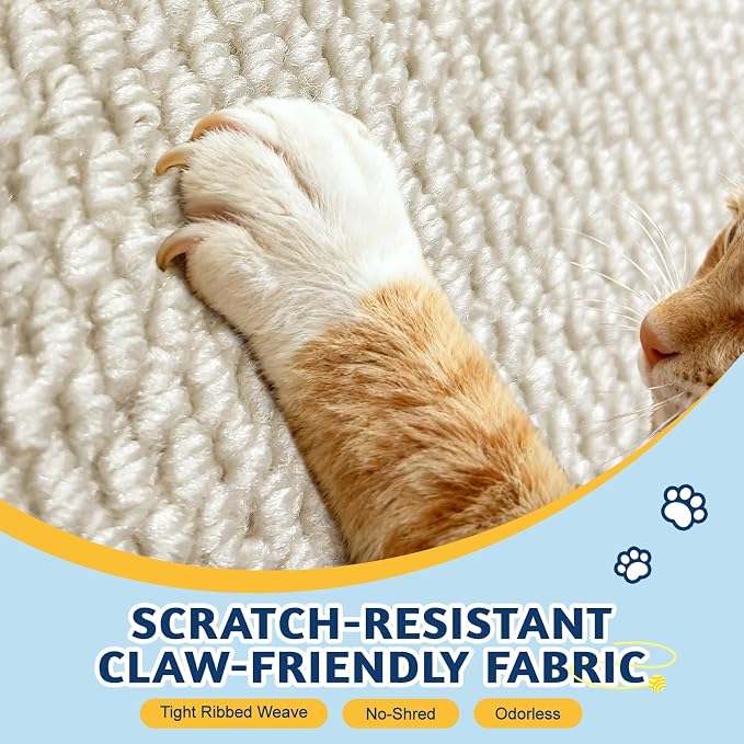 ENONCI Door Protector from Cat Scratching 19.6x7.8 Cat Wall Corner Scratcher - Image 2