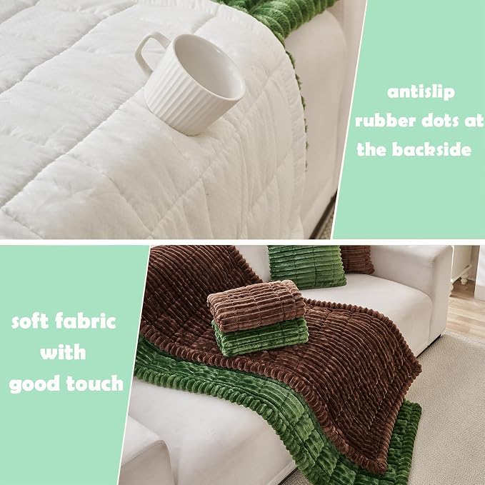 ZQFFB Couch Cover for Dogs Washable Non-Slip Pet Friendly Sofa Protector | Multiple Sizes Dog Blanket Fit Sectional Sofas & Loveseats, Prevents Pet Hair, Scratches & Stains - Image 4
