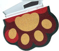 Cute Cat Litter Mat 24”x16”, Litter Box Mat, Litter Trapping Mat, Soft on Kitty Paws, Easy Clean, Anti Slip, Pet Accessories, Door Floor mats - Red Green60*40 by Rarenut