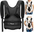 Pawaboo Pet Front Carrier Backpacks for Small Medium Dogs | Legs Out Easy-fit,Adjustable Straps,Hands-free,for Travel Hiking Cycling Camping AA-Black L by Pawaboo
