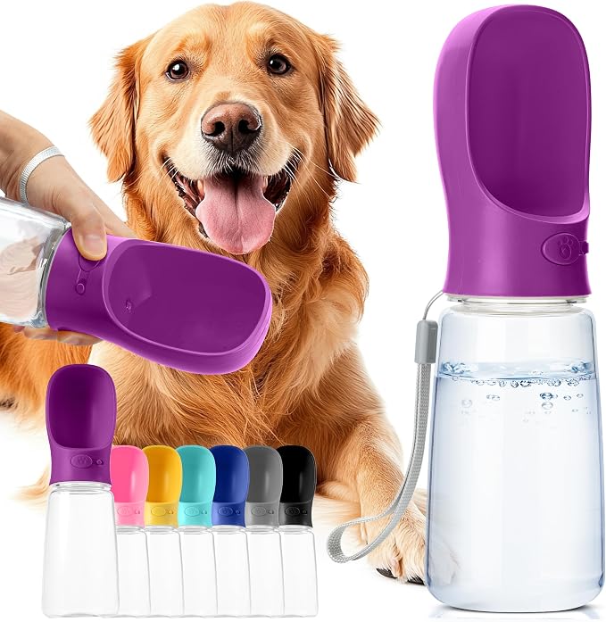 Mr. Pen- Portable Dog Water Bottle, 19 oz, Large | Leak Proof Puppy Water Dispenser with Drinking Feeder for Pets, Outdoor Walking, Hiking, Travel, Not Dishwasher Safe by MrPen