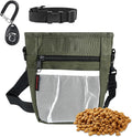 kissleaf Dog Treat Pouch, Magnetic Closure, Dog Clicker- Green | Dog Training Treat Pouch, Large Size, Nylon Material, Magnetic Closure & Clicker, for Walking, Obedience & Outdoor Use by kisslaef