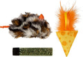 Instincts by SmartyKat 2-Pack Mouse 'N Mate Plush Refillable Cat Toys w/HappyNip Tube (Catnip & Silvervine) - Multicolor, 2-Pack by SmartyKat