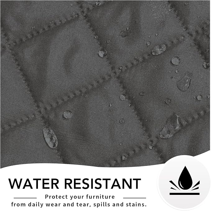 Easy-Going Reversible Couch Cover, Chaise Lounge, Dark Gray/Dark Gray | Machine Washable Slipcover For Dogs, Water Resistant Furniture Mat For Living Room, Non-Slip Sofa Cover, Pet Friendly - Image 6