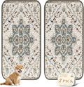 nunubaby Washable Pee Pads for Dogs, Stylish, Non-Slip and Leak-Proof Pee Pads. Reusable Potty Pads for Dogs for Crates and Floors.(Beige/Floral, 36" x72") by Nunubaby