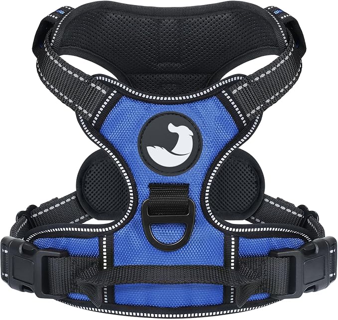 Joytale No Pull Dog Harness for Small Dogs, Front Clip, Navy Blue | Grab Handle for Instant Control, Padded & Adjustable Vest, Sturdy Metal D-Rings, for Safe Training & Daily Walking - Image 7