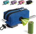 Dog Poop Bag Holder for Leashes and Treat Holder with 2 Waterproof Pouches | Poop Bag Dispenser for Pet Waste Bags and Walking Accessories + 1 Free Roll by Leashrr20