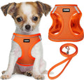 No Pull Dog Puppy Harness and Leash Set Reflective Mesh Vest Large by YIMEIS