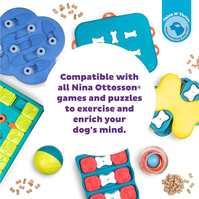 Outward Hound by Nina Ottosson Puzzle Bitez USA Made Dog Treats,Peanut Butter Flavor,Bite-Sized Training Reward and Interactive Puzzle Toy Treats,7.5oz,(Pack of 2) - Image 6