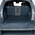 PETICON SUV Cargo Liner for Dogs, Trunk Cover with Mesh Window for Pet View | Waterproof Cargo Cover with Bumper/Side Flaps, Dog Seat Cover with Non-Slip Mat, Prevents Scratches, Pet Hair, Mud, and Dirt by PETICON