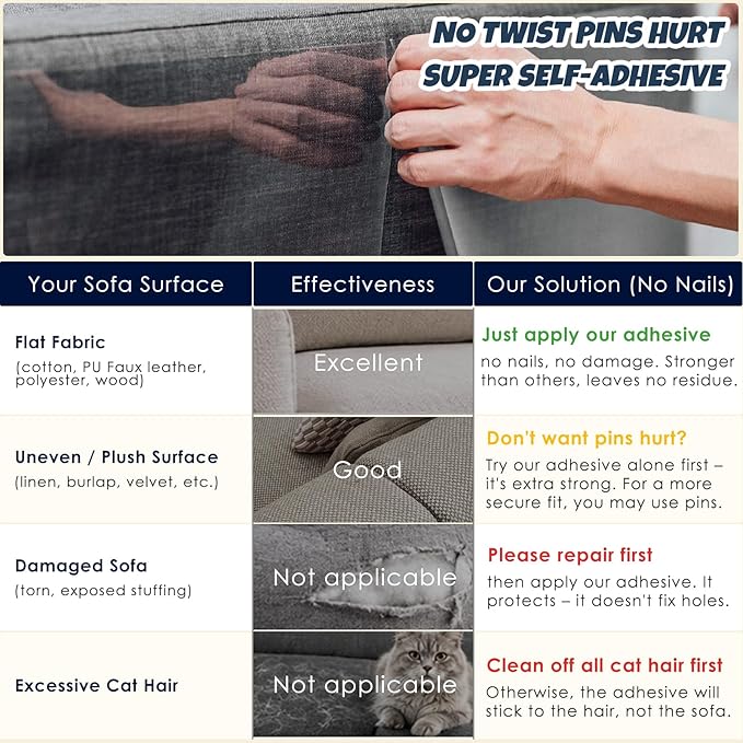Anti Cat Scratching Scratch Furniture Protector (Roll 118" × 11.8") | High Quality and Transparent Vinyl Anti Cat Scratching - Image 5