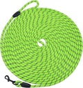 Long Dog Leash for Training 20Ft-Reflective Nylon Rope with Swivel Hook-Recall Agility Lead for Large Small Medium Dogs Outside Walking Hiking-Green by HiKiss
