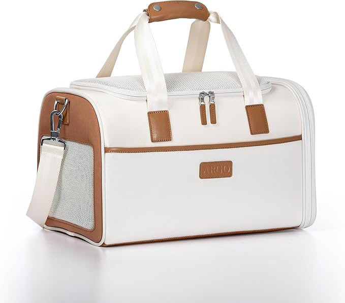 Traveler's Choice Argo Pawsport to Adventure Pet Carrier, Tan by TravelersChoice