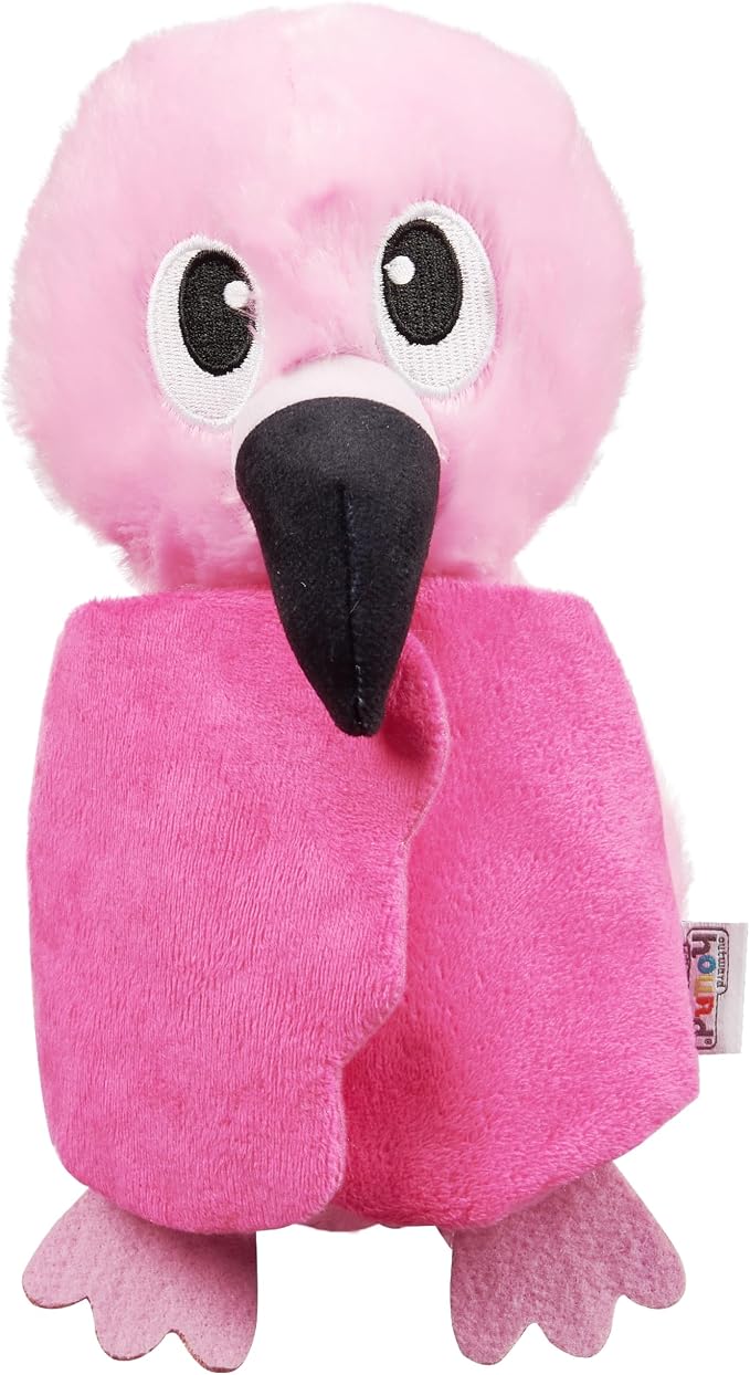 Outward Hound by Nina Ottosson Hide-Ablez Plush Dog Puzzle with Treat Ball, Flamingo, Pink by OutwardHound