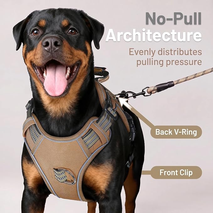 3-in-1 Dog Vest Harness Leash Set for Daily,Service,Training Animal X Large - Image 3