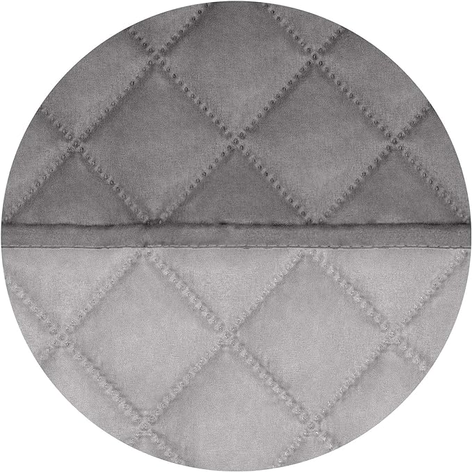 PureFit Reversible Quilted Sofa Cover Dog Couch Covers for Sofa, 66 in | Gray/Light Gray, Water Resistant Couch Protector, Washable Pet Couch Cover with Non Slip and Elastic Straps For Kids - Image 5
