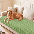 hyha Couch Cover for Dogs, Washable Non Slip Plush Flannel Sofa Protector | Thick Flannel, Anti-Slip Backing, Pet Hair & Scratch Protection, Fits Sofa & Loveseat (35.4" x 70.9") by hyha