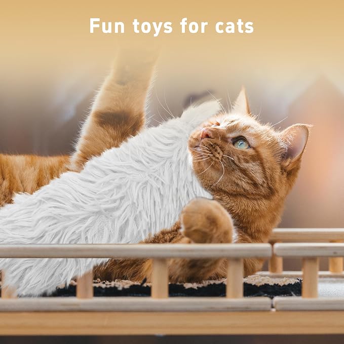 3 Pack Catnip Toys,Soft and Durable Cat Pillows Toys, Funny cat Toy | Crinkle Sound Catnip Toys,Indoor Interactive Cat Kicker Toy, Companion Toys for Cats, Cat toys for indoor cats (Gray Set) - Image 5