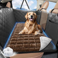 Dog Bed for Car Back Seat, Non-Slip Backseat Pet Mat Standard, 51''X23.5'' | Soft Blanket for Travel, Plaid Flannel, Quilted PP Cotton Filling, Non-Slip Backing, Machine Washable, Fit Backseat Extenders by ROUWINNE
