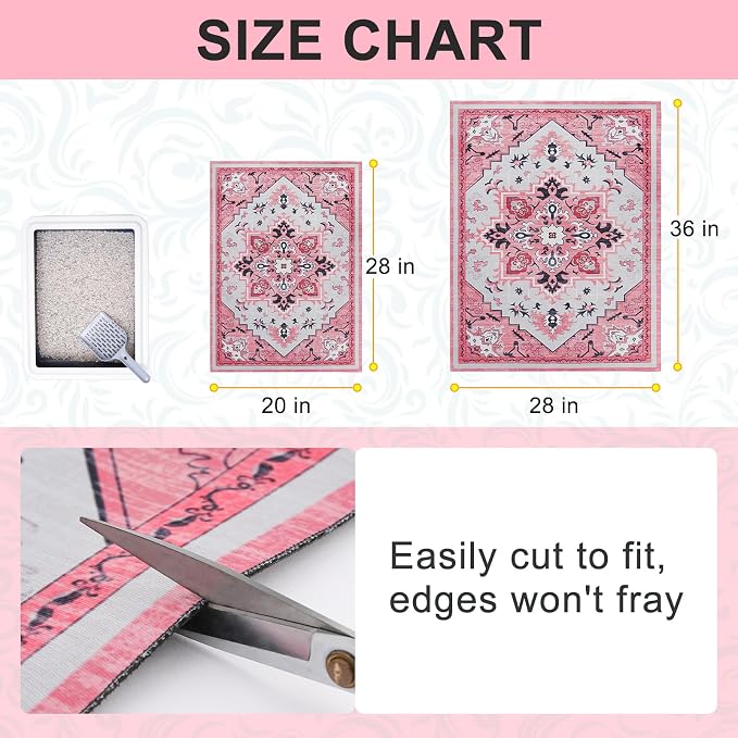 BEAUTYZOO Cat Litter Mat, 20" x 28" Litter Trapping Mat, Waterproof | Scatter Control, Absorbent Urine‑Proof, Soft On Paws, Non‑Slip, Machine Washable, For Indoor Cats & Kittens, Floor Use - Image 3