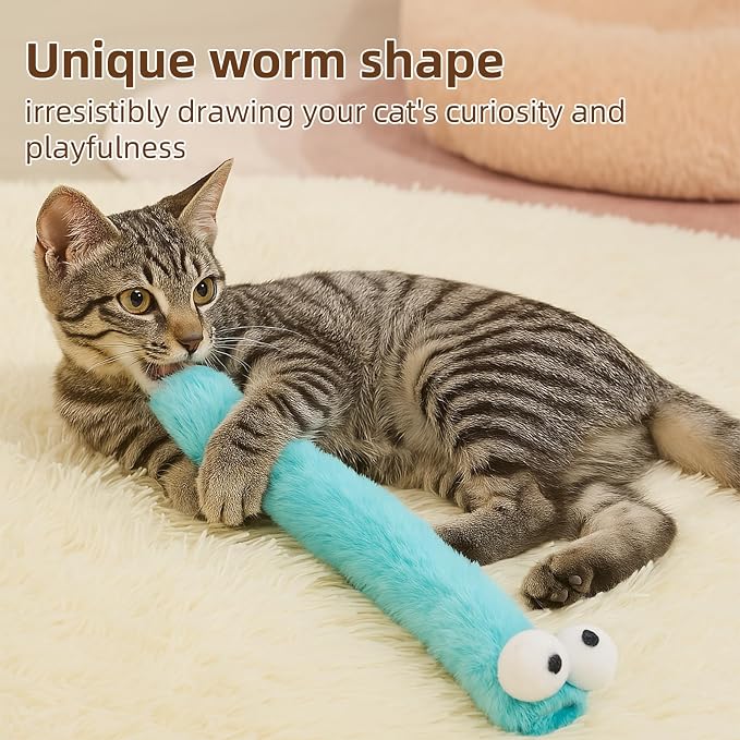 Gochanmon Cat Toys Pillows,3 Pack, Catnip Inside,Soft and Durable Kick Sticks with Crinkle Sound, Interactive Indoor Kitten Play and Exercise Toy 12.5 Inches - Image 6