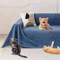 Loiion Cat Scratch Proof Furniture Protector Waterproof Sofa Cover 118"x71" | Pet-Friendly Couch Protector, Anti-Scratch & Anti-Slip Sofa Cover For Cats Dogs Kids, Machine Washable by Loiion