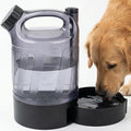 Portable Dog Travel Water Bottle 84 oz, Dog Camping Hiking Walking Beach Park Outdoor Essentials, Large Dog Water Bottle Bowl Dispenser, Leak Proof Pet Water Bottle for Dogs, by Home
