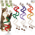 TEAWOO 6 PCS XL Cat Toys Chew Ropes, 27.56 Inches Cat Chew Rope Toy for Teeth Cleaning, Safe Catnip Toys for Cats Rope Chew Toy (6 Bags of Catnip Included) by TEAWOO