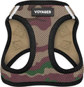 Voyager Step-in Air Dog Vest Harness - Army, Large | 18- 20.5" in Chest, Reflective Bands, All Weather Breathable Air Mesh, Cats Compatible, Lightweight, Fast Drying by BestPetSuppliesLLC