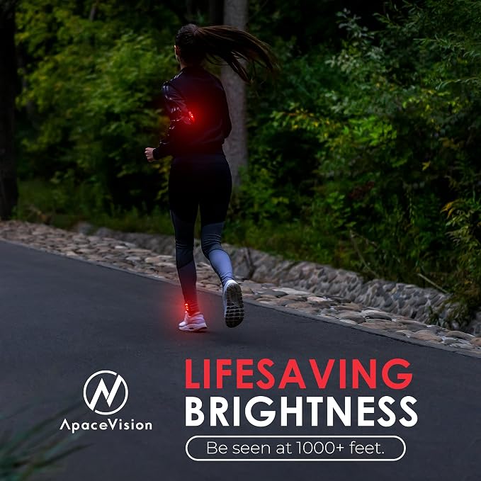 LED Safety Light (2 Pack) - Clip On Strobe/Running Lights for Runners, Dog, Bike, Walking, Boat, Kayak, Stroller and More - High Visibility Accessories for Your Reflective Gear, Bicycle - Image 3
