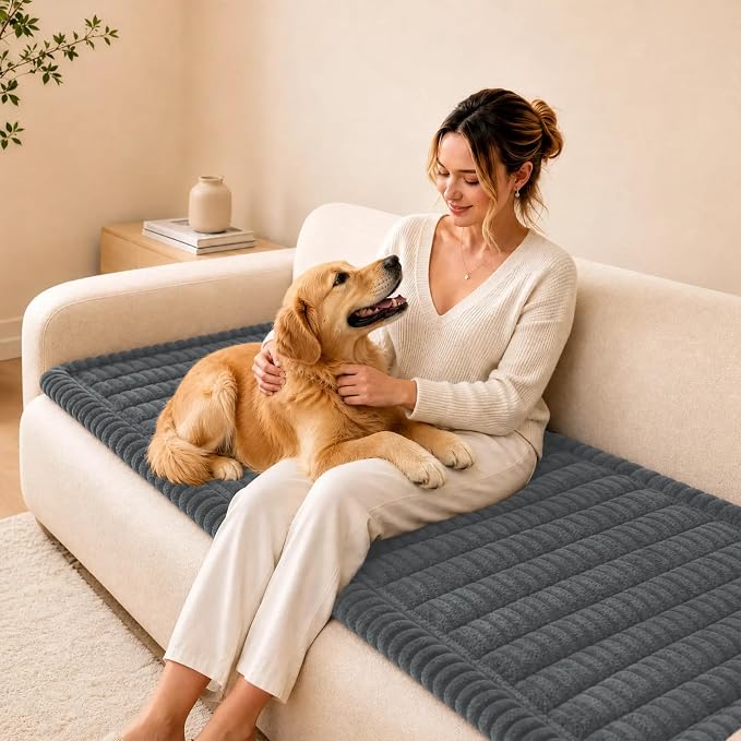 BIETYONE Couch Cover for Dogs, Washable Non Slip Sofa Protector for Pets | Washable, Non Slip, Soft Fabric, Pet Friendly, Protects Against Pet Fur, Dirt & Messes, Sofa Furniture Protector - Image 3