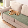 H.VERSAILTEX Plush Chenille Couch Cover for 3 Cushion Couch Anti Slip Washable Sofa Slipcovers Soft and Durable Furniture Protector for Dogs Cats Kids (27.5" x 59", Sage) by HVERSAILTEX