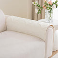 Couch Covers for Sofa, Flower Couch Cover for Dogs, Bohemia Sofa Covers Washable, Anti Slip Furniture Protector Covers for Armrest(1pc, Beige White, 27.6"x 27.6") by MDSASFD