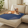 Luciphia Waterproof Couch Cover for Dogs, Non-Slip Pet Sofa Protector | Non-slip waterproof couch cover scratch-resistant machine washable protects sofa bed from spills fur, Navy Blue, 40" x 50" by luciphia
