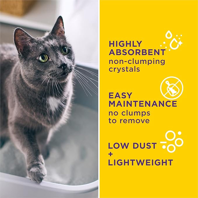 Purina Tidy Cats Tidy Care Alert Cat Health Monitoring Non Clumping Cat Litter with Silica Crystals - 8 Pound (Pack of 2) - Image 5