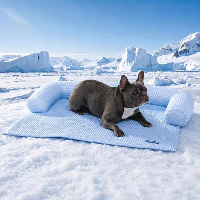 Spark Paws Cooling Couch Cover Dog Bed, Furniture Protector Mat | Non-Toxic Washable Pet Cooling Pad for Large, Medium and Small Dogs by SparkPaws
