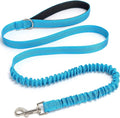 5FT Bungee Dog Leash Shock Absorbing Lightweight Small Medium Dogs | Reflective Nylon Lead- 2cm Wide- Soft Handle- Anti-Pull Training- 6 Colors by Mycicy