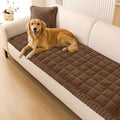 Smiry Couch Cover for Dogs, Non Slip Fuzzy Pet Sofa Covers Washable | Sofa Slipcovers for 2 Cushion Couch, Soft Thick Furniture Protector for Cats Dogs, Against Fur, Dirt, Scratch (27.6"x47") by Smiry