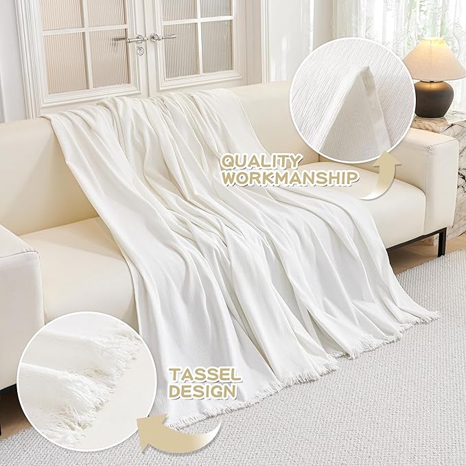 MYSKY HOME Couch Cover for Dogs Washable Couch Covers for 3 Cushion Couch Sofa Super Soft Sofa Slipcover Non Slip Sofa Cover, Chenille Sofa Covers for Dogs, Furniture Protector, 71"x150", White - Image 3