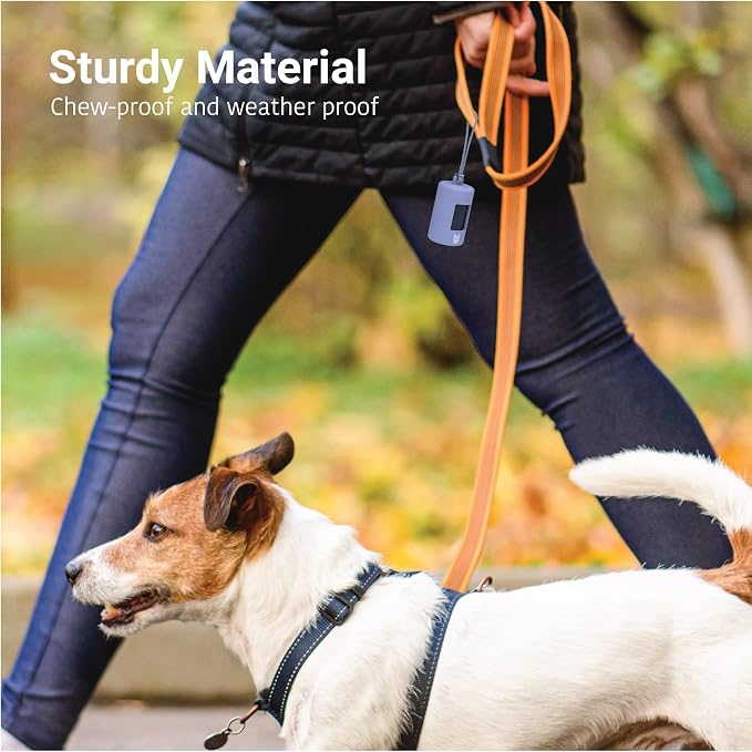 SVD.PET Retractable Dog Poop Bag Dispenser and Waste Bag Holder Kit, Purple | Lightweight, Stretchy Strap Fits Any Dog Leash, Leak-Proof Bag Starter Roll Included, Dog Essentials for Walking and Travel - Image 5