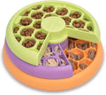 Catstages Nina Ottosson Kitty Lickin' Layers Cat Toy Treat Puzzle, 6.6" | Level 2 Intermediate, 3 Layers, 70+ Treat Compartments, Dry or Wet Food, Slow Feeder, Enrichment, Indoor Cats & Kittens by Catstages