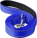 6FT Reflective Dog Leash, Padded Handle for Small Medium Dogs | Comfortable Nylon, Soft Handle Cushioning, Reflective Safety at Night, Walking Leash for Park & Hiking (3/4in, Royal Blue) by Erbine