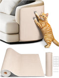 TLNNK 78.7"x15.8" Cat Scratch Furniture Protector - Beige | Less Claw Damage, Easier Scratch-zone Setup, Worn Post Refresh, Cleaner Couch Corners, Softer Look for Cat Homes by Minyii